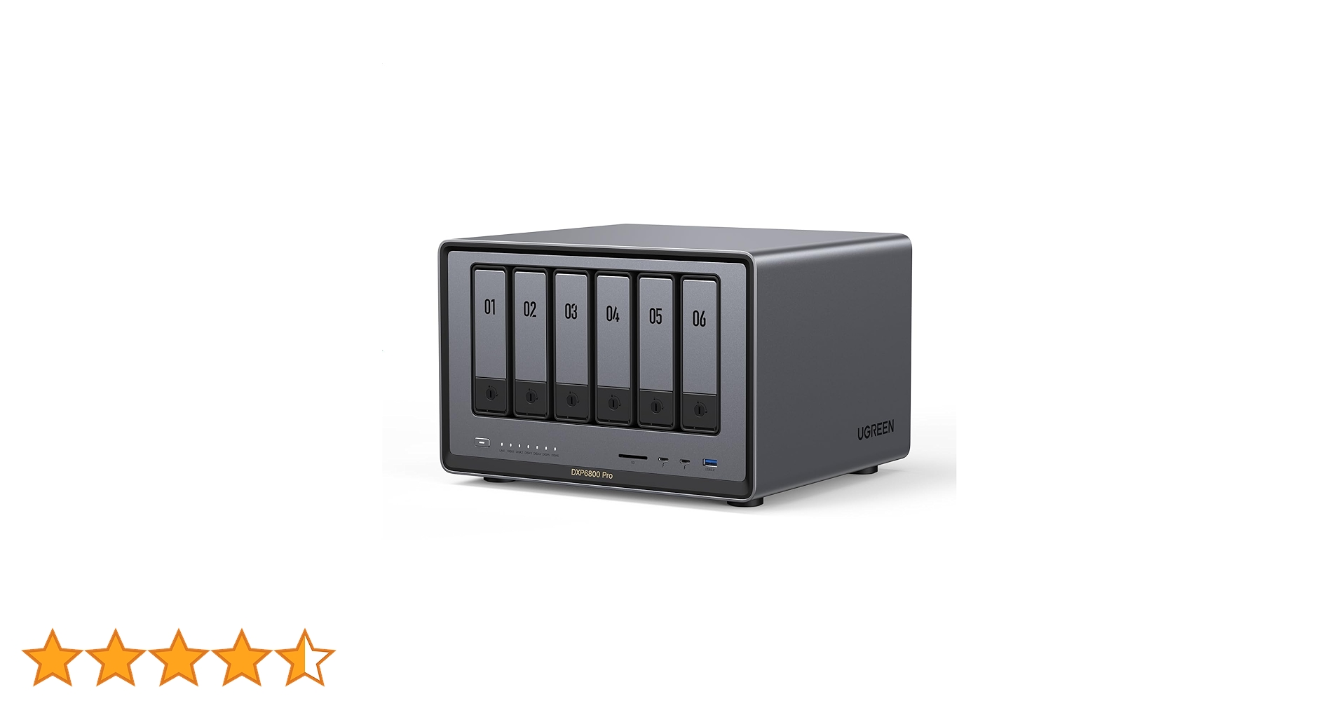 UGREEN DX6800 Pro 6ベイ NAS UGREEN 6ベイ NAS｜最大196TB & 30日間の安心お試し